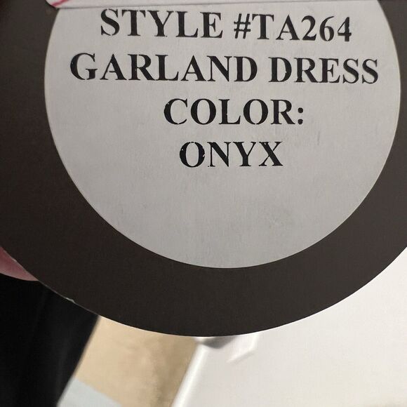 NEW Eva Franco Size 8 Halter Empire Maxi Gown Keyhole Back Goth Vamp - Picture 7 of 10